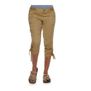Sonoma 10 Ultra Comfortwaist Ruched Utility Capris